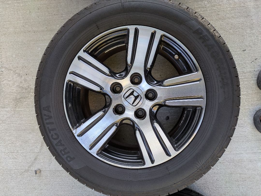 ホンダrc1オデッセイ純正 16インチ ホイールセット PRACTIVA