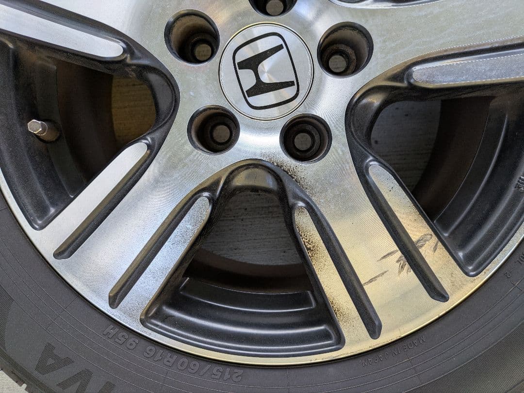 ホンダrc1オデッセイ純正 16インチ ホイールセット PRACTIVA