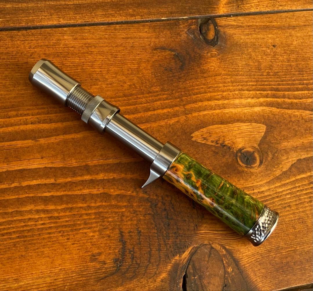 トラウトグリップ　インロッドフェルール　渓流　ベイトロッド　スタビライズドウッド