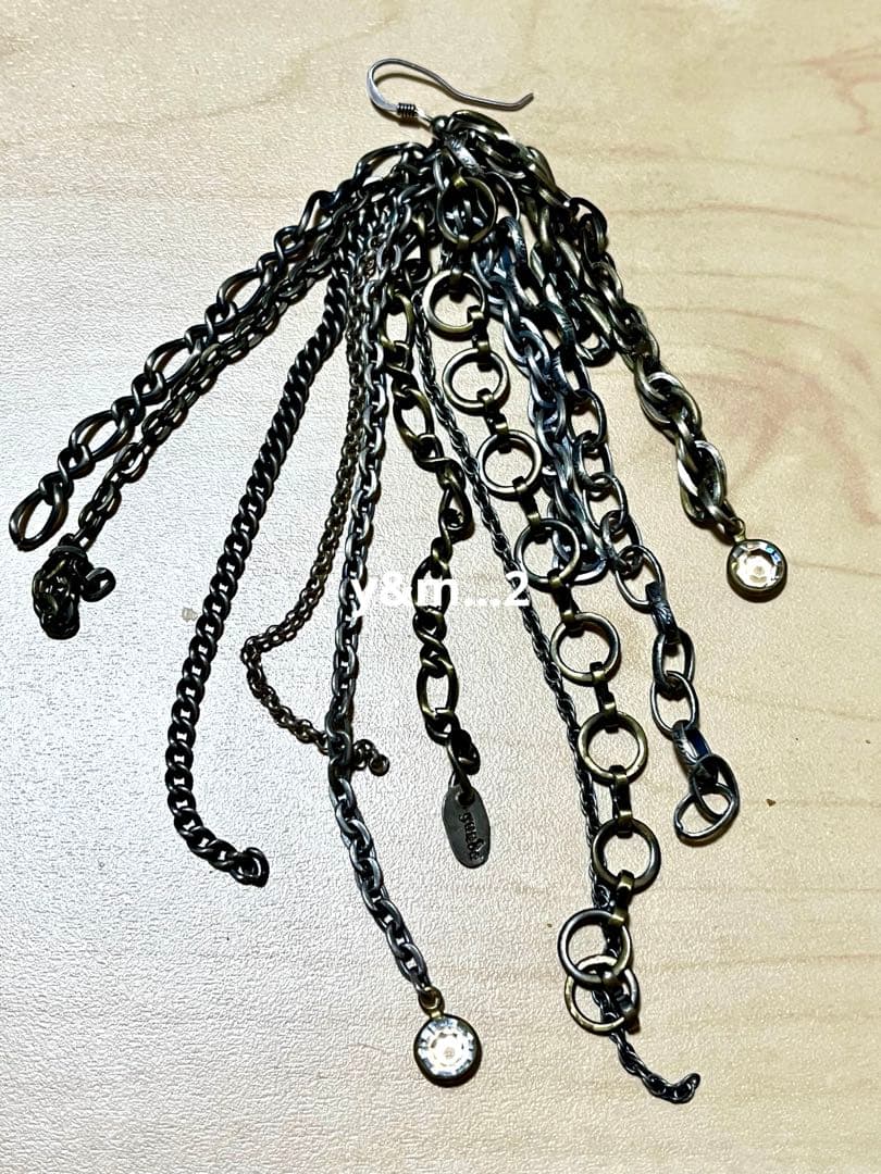 gunda ガンダ ピアス ロングチェーン2個 両耳用 LGB hyde 14