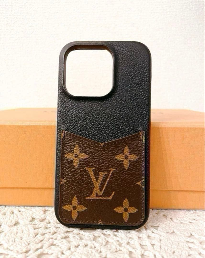 極美品　ルイヴィトン　バンパー　モノグラム　iphone14pro ケース