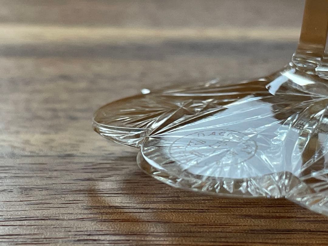 バカラ　グラス　オールドバカラ　2脚　コレクション　アンティーク　ヴィンテージ