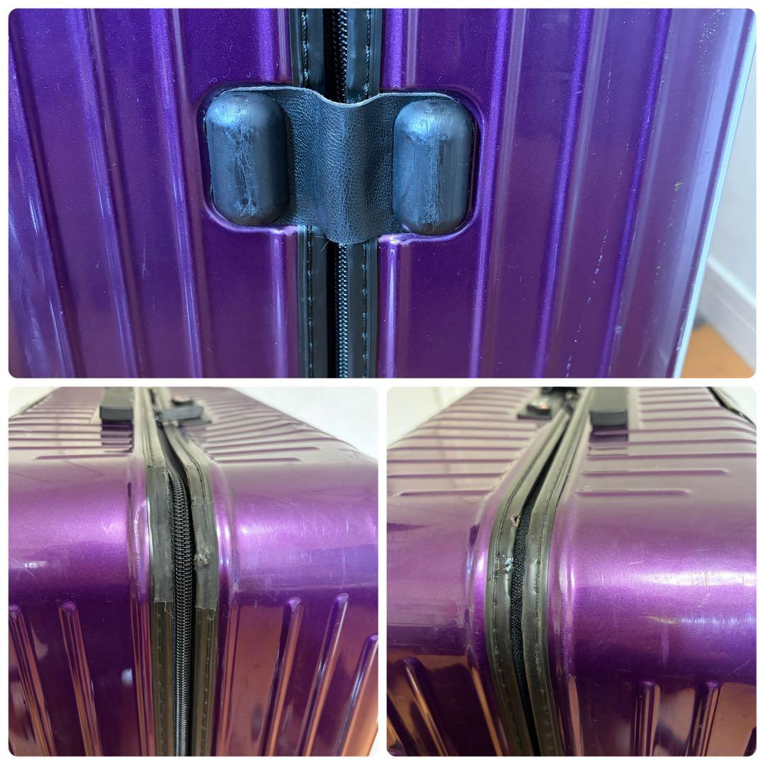 【廃盤 】リモワ サルサエアー 最大容量 105L 4輪 スーツケース パープル