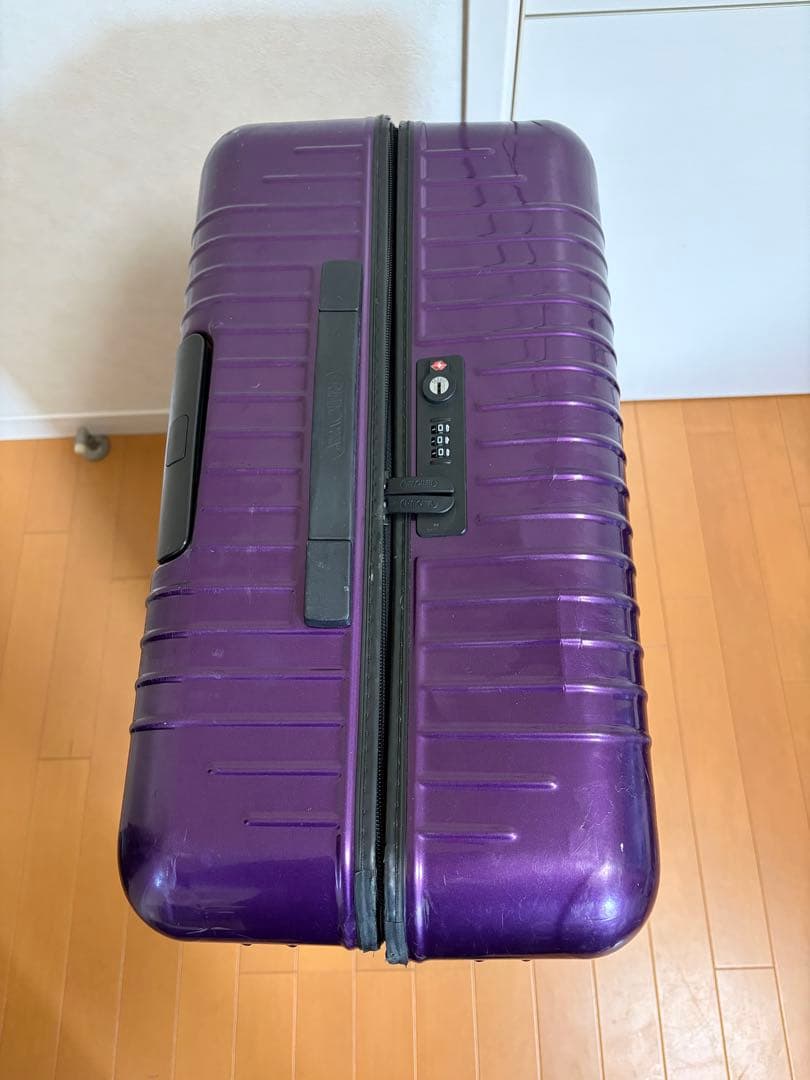 【廃盤 】リモワ サルサエアー 最大容量 105L 4輪 スーツケース パープル