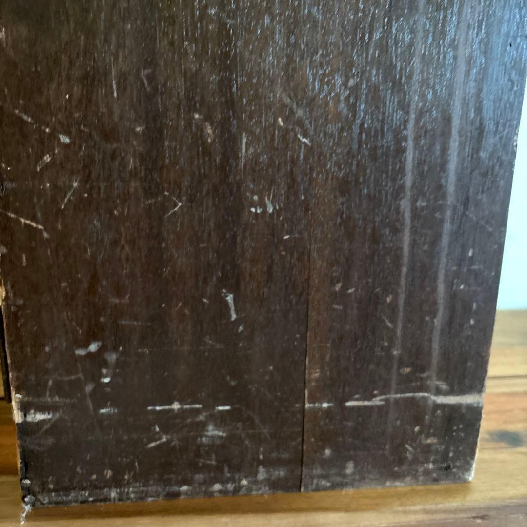 アンティーク　引き出し7段 小物入れ 古道具 木製 昭和　レトロ