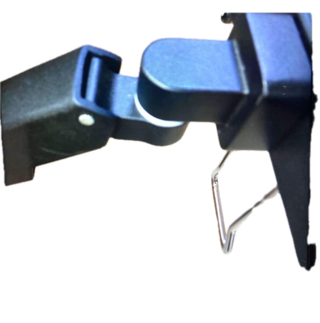 デュアルモニターアーム ブラック2画面