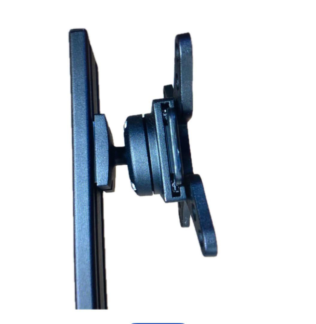 デュアルモニターアーム ブラック2画面