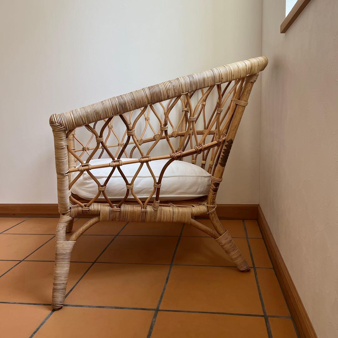 IKEA STOCKHOLM ラタン　籐　ソファ