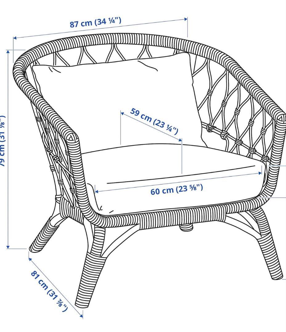 IKEA STOCKHOLM ラタン　籐　ソファ