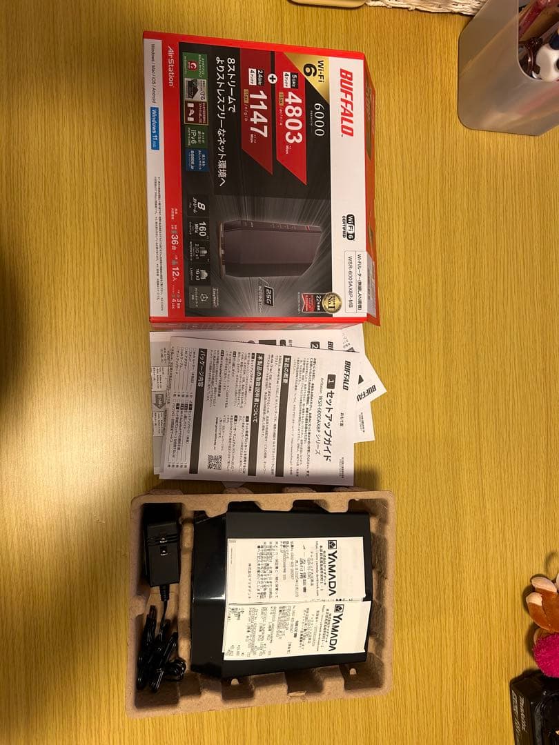 まるもBUFFALO WSR-600DHP-XP-MB 無線LANルーター