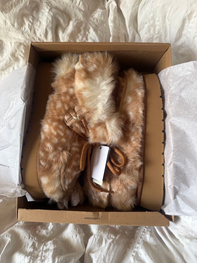 【niko and…】バンビ柄＊モカシンブーツ＊M 23.5cm ＊完売品