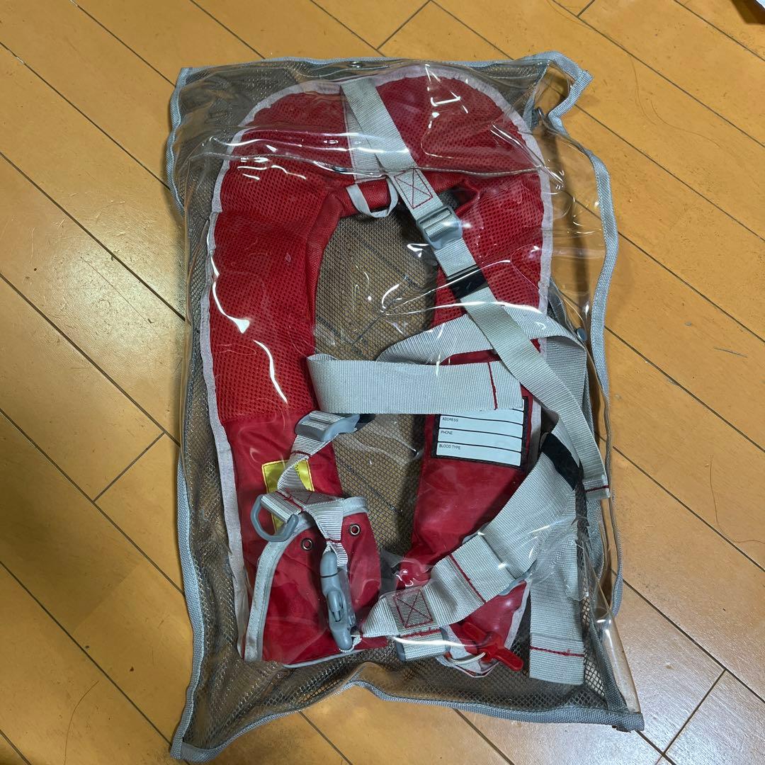 SHIMANO 膨張式ライフジャケット レッド