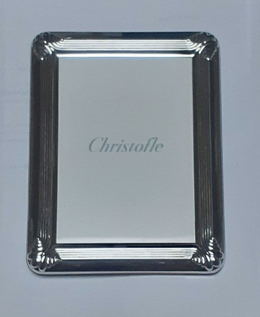 特別価格 Christofle クリストフル フォトフレーム コキ―ユ シルバー