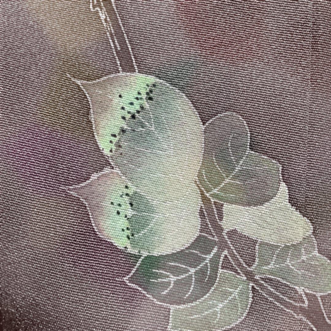 (最終市) No.2706 未使用正絹京加賀友禅(美山)訪問着　落款　美品