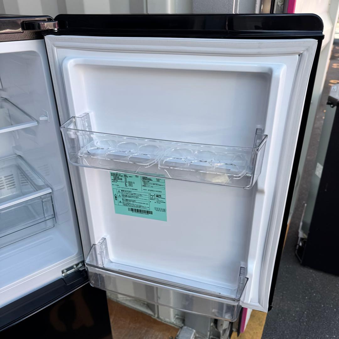 C7317★2024年製美品★ハイアール冷蔵庫ヤマダ洗濯機ブラック黒　家電セット