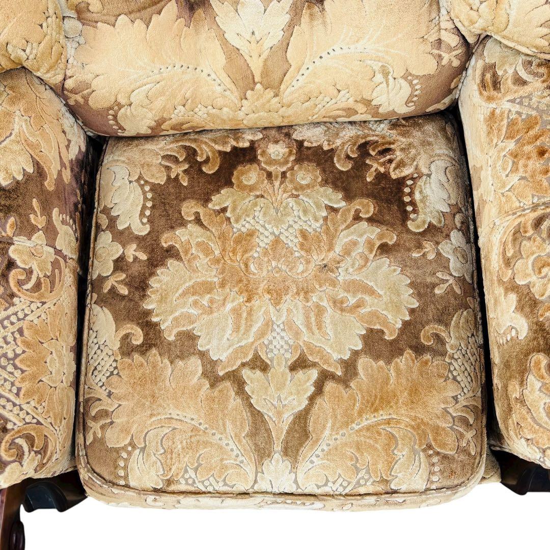 オールドカリモク 1人掛けソファ 金華山　昭和レトロ　ヴィンテージ