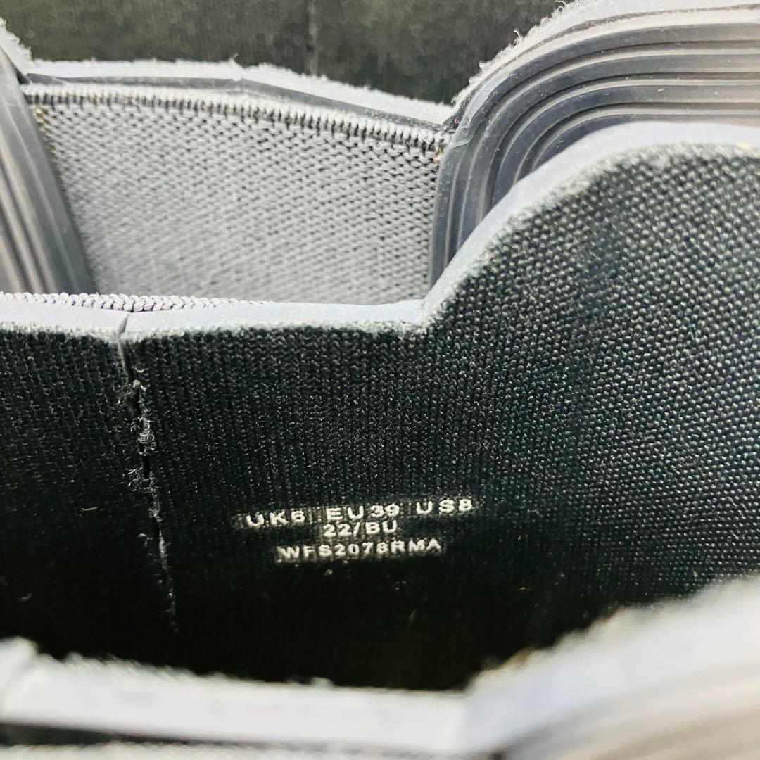 HUNTER サイドゴア チェルシー レイン ブーツ 紺 ネイビー UK6 25