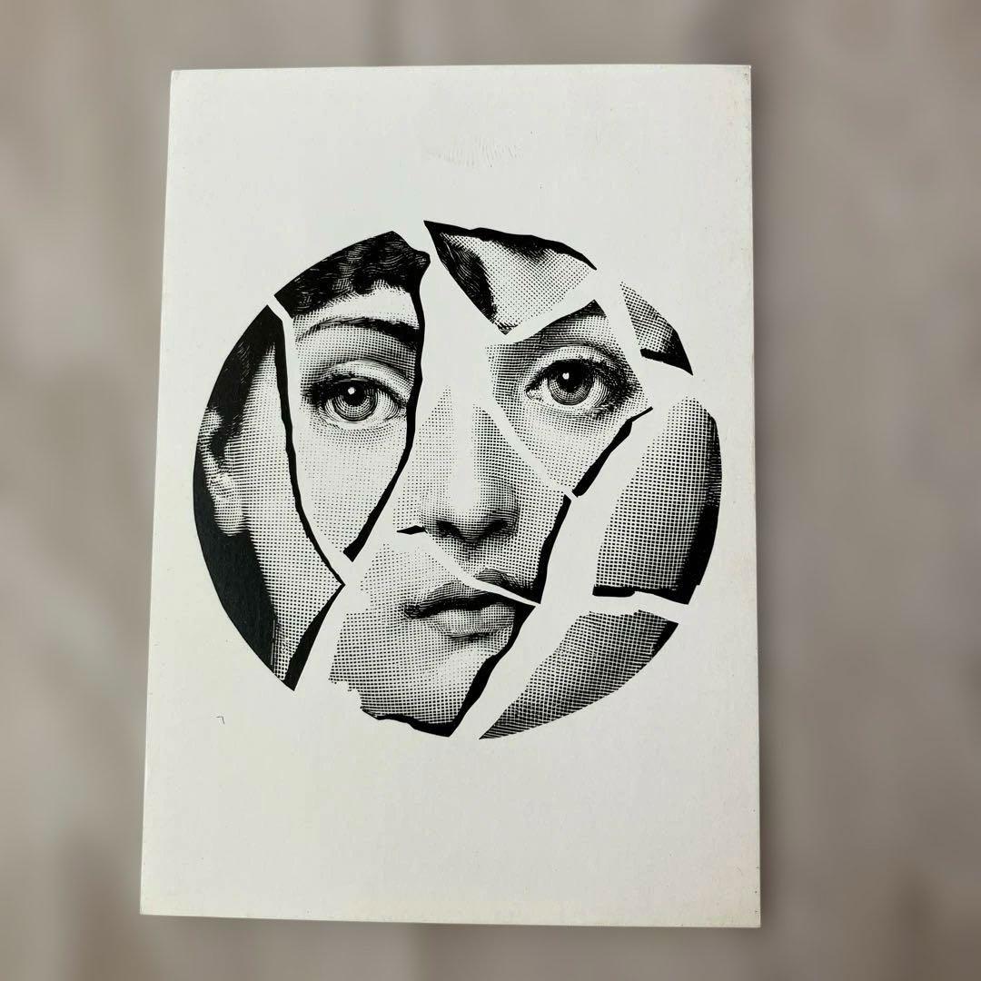 【匿名配送希少90's】Piero Fornasetti アート ハガキ 美術館