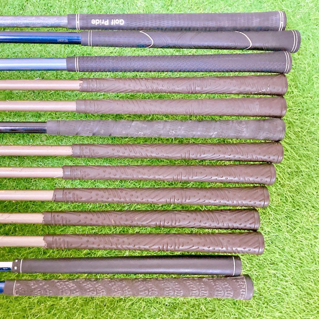 M4.バック未使用　ミズノ　初心者オススメ　ゴルフクラブ　メンズセット　13本