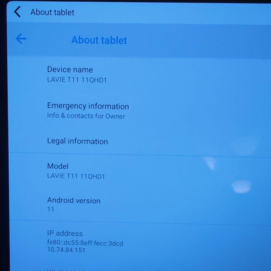 c*y様 LAVIE T11 11QHD1 キーボード付き 動作良好