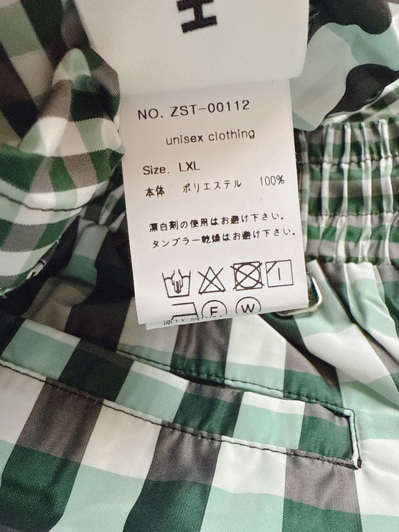 ゴルフウェア セットアップ グリーン チェック柄