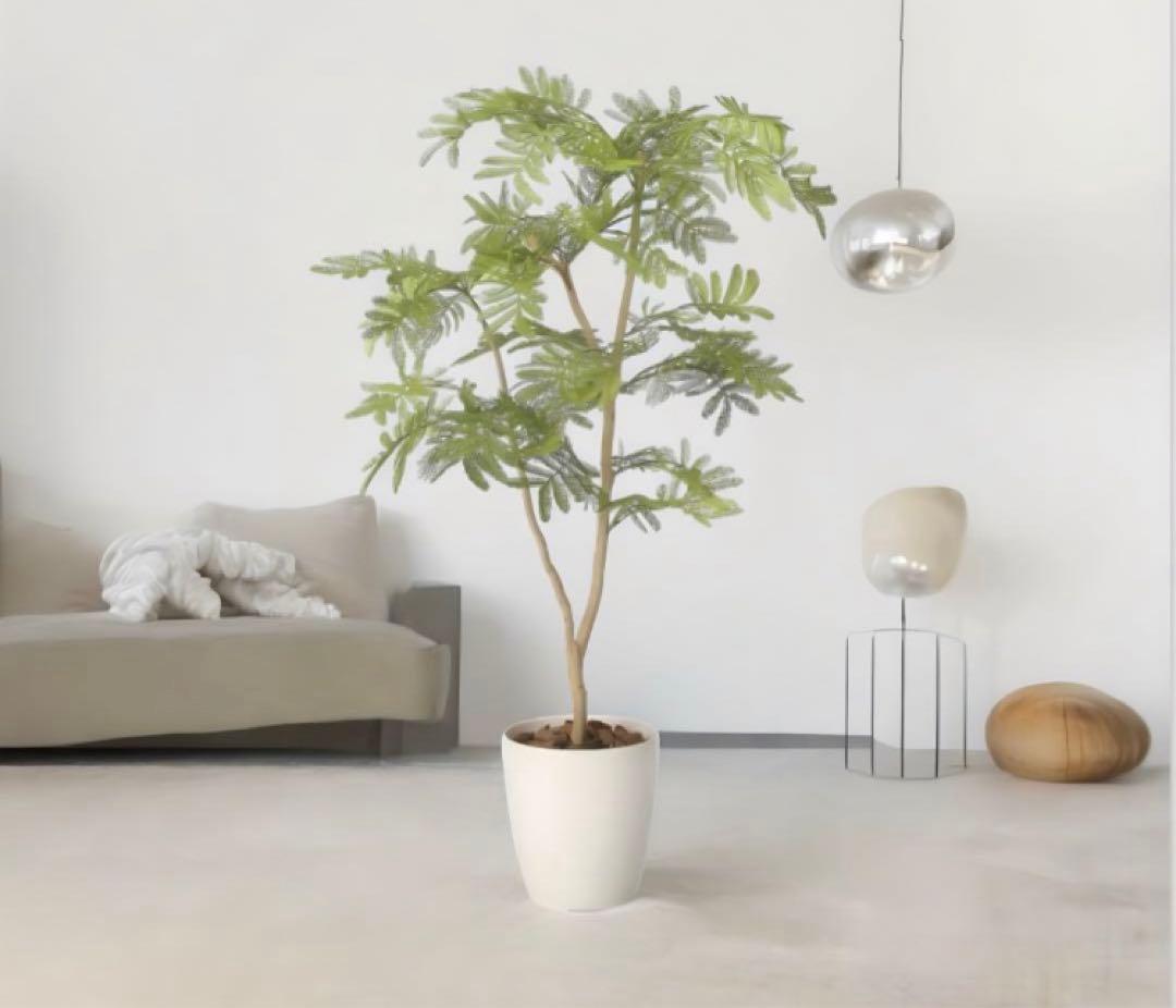 光触媒　人工観葉植物　ウォールグリーン　フェイクグリーン　ねむの木90