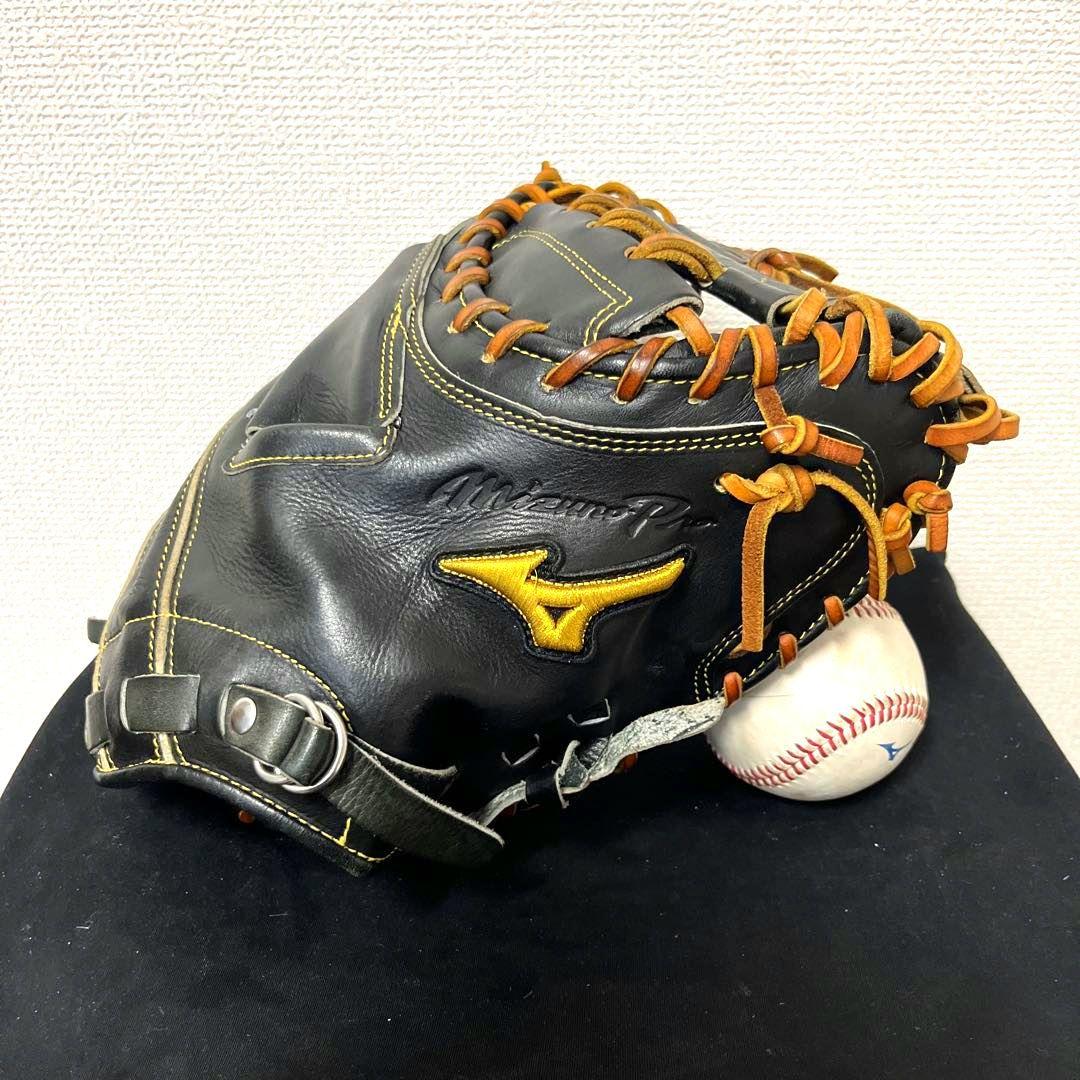 828 ミズノプロ 型抜群 極美品 即戦力 硬式 キャッチャーミット