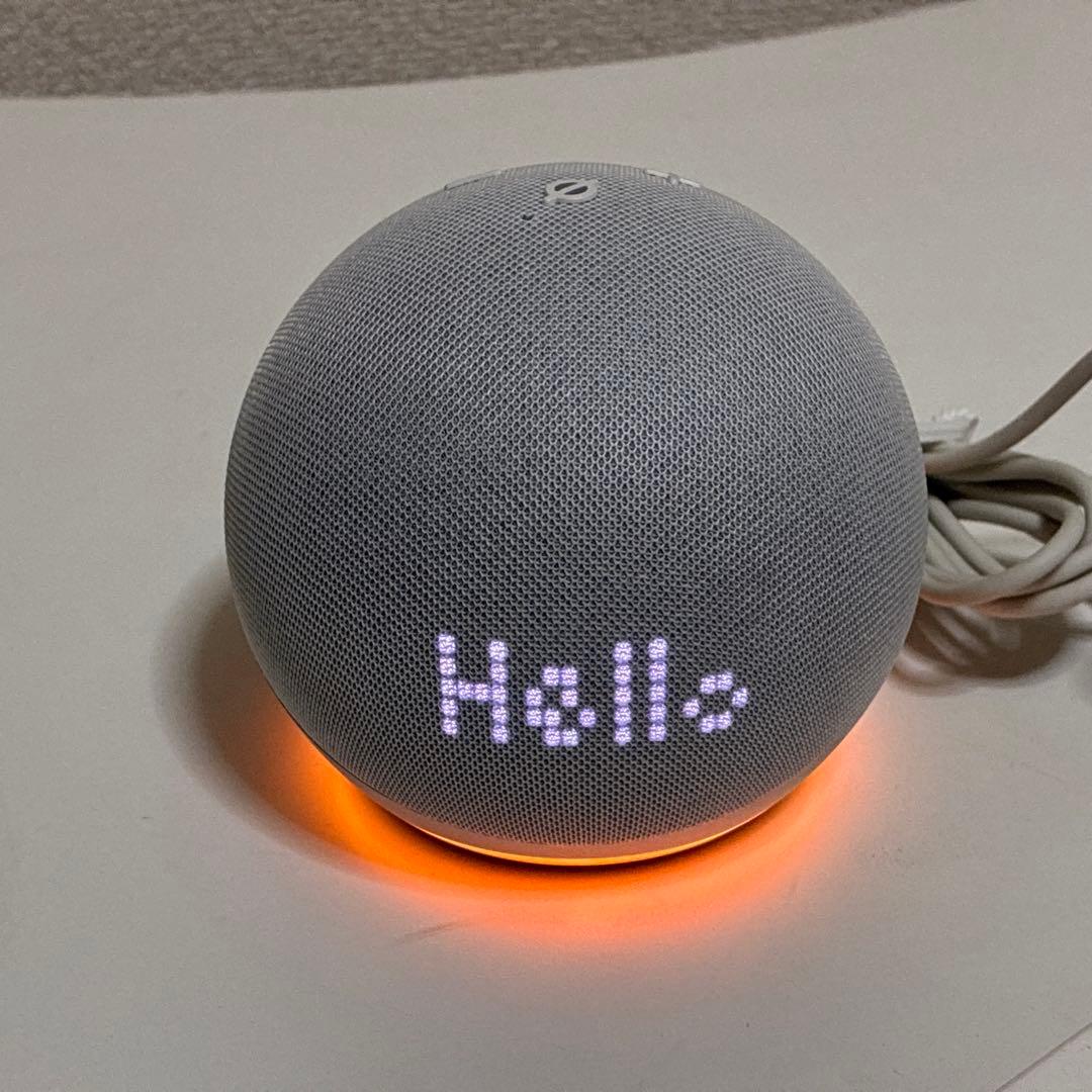 2個ペアEcho Dot with clock とEcho dot 第五世代