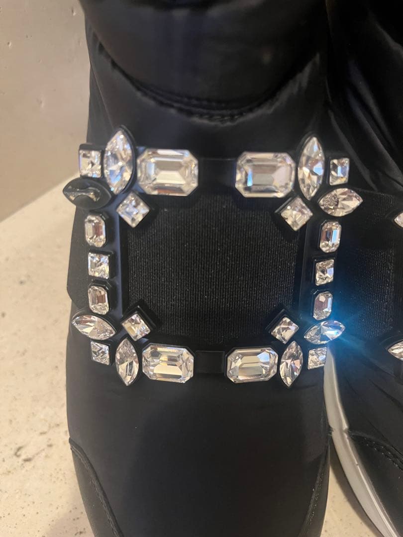 ロジェヴィヴィエ　ヴィヴ ラン スノーブーツ　35 黒