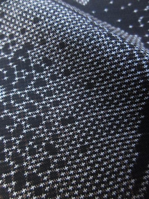 新古品！純泥染＊７マルキ＊本場奄美大島紬＊祝義満＊高級＊着物＊１６４ｃｍ＊裄６８