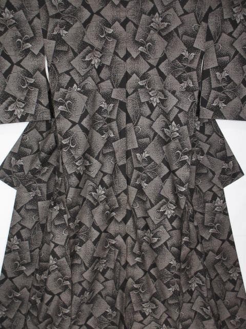 新古品！純泥染＊７マルキ＊本場奄美大島紬＊祝義満＊高級＊着物＊１６４ｃｍ＊裄６８