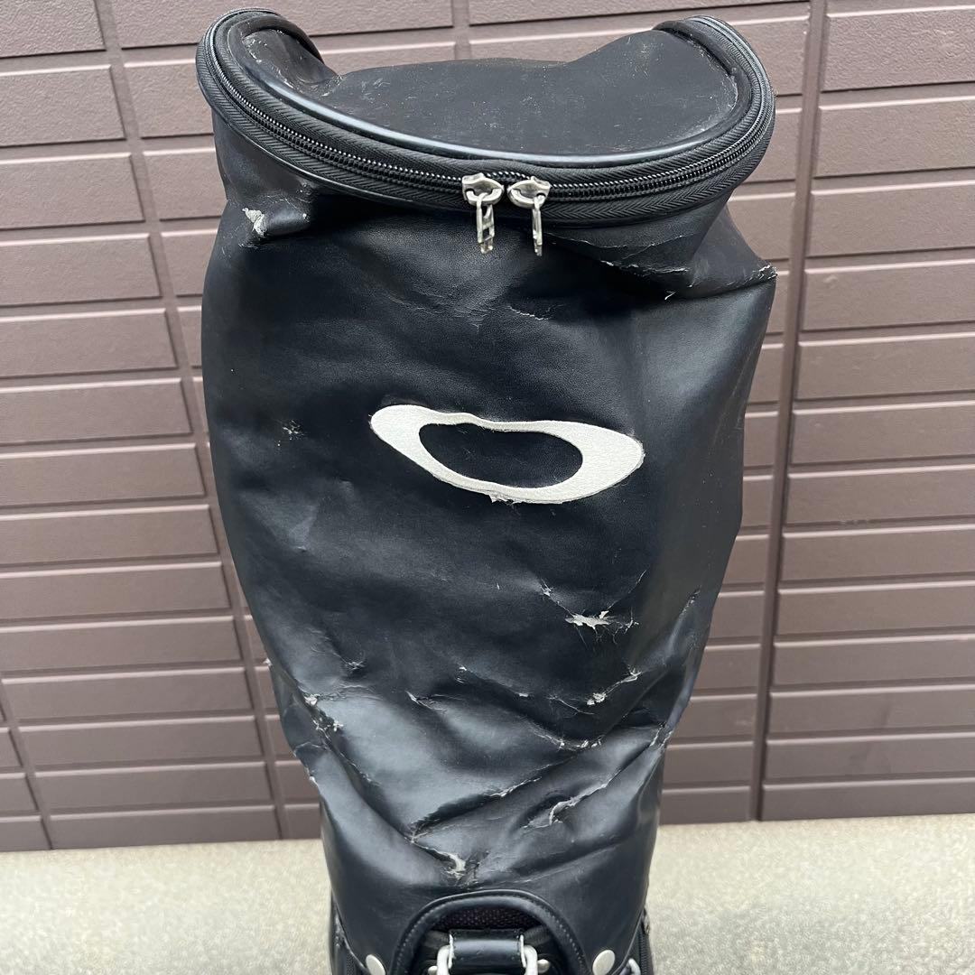 【大人気】OAKLEY オークリー SKULL キャディバッグ 3点式　ブラック