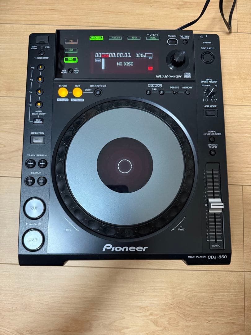 Pioneer CDJ-850-K 動作確認済み