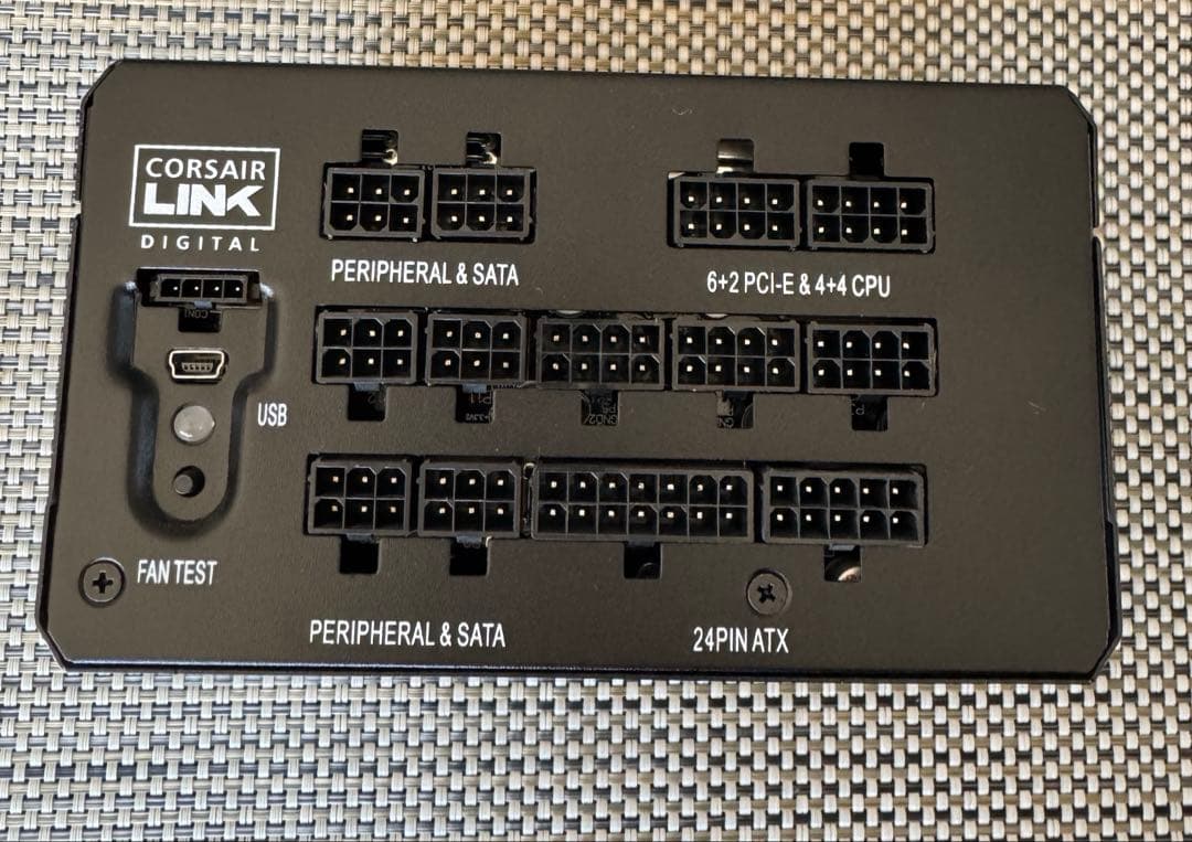 【PC電源】Corsair HX850i Platinum認証