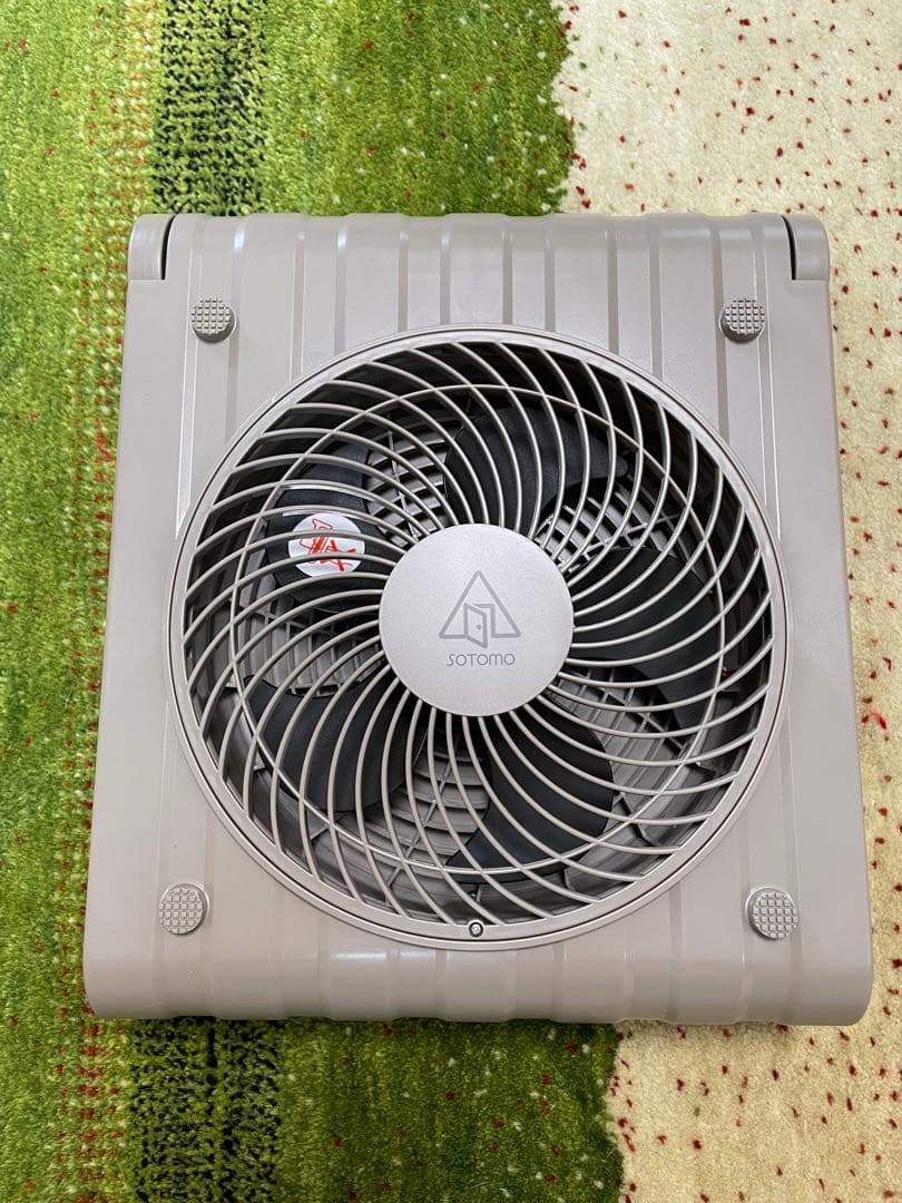 ソトモ（Sotomo）アウトドア送風機 ソーラーパワーファン ソーラーUSB充電