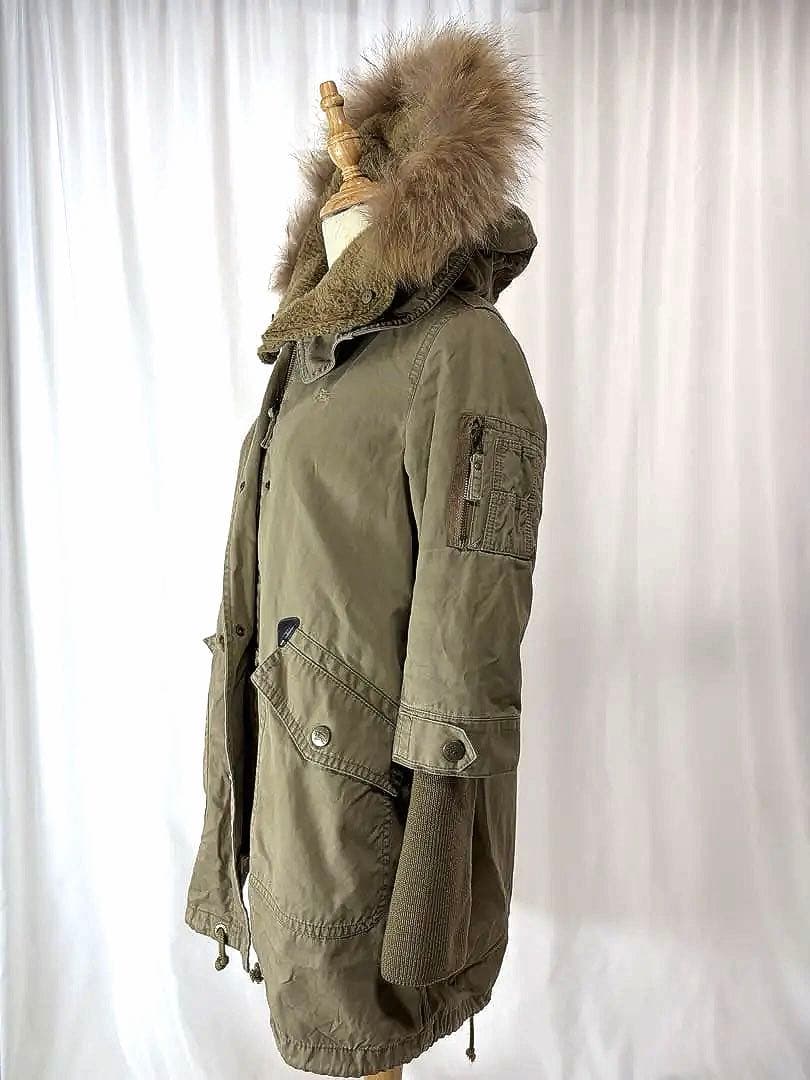 バーバリーブルーレーベル モッズコート 38 ノバチェック ライナー付