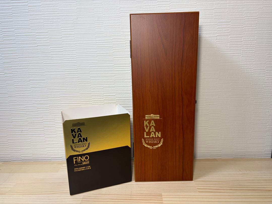 【新品未開栓】KAVALAN FINO ウイスキー 700ml 木箱入り③