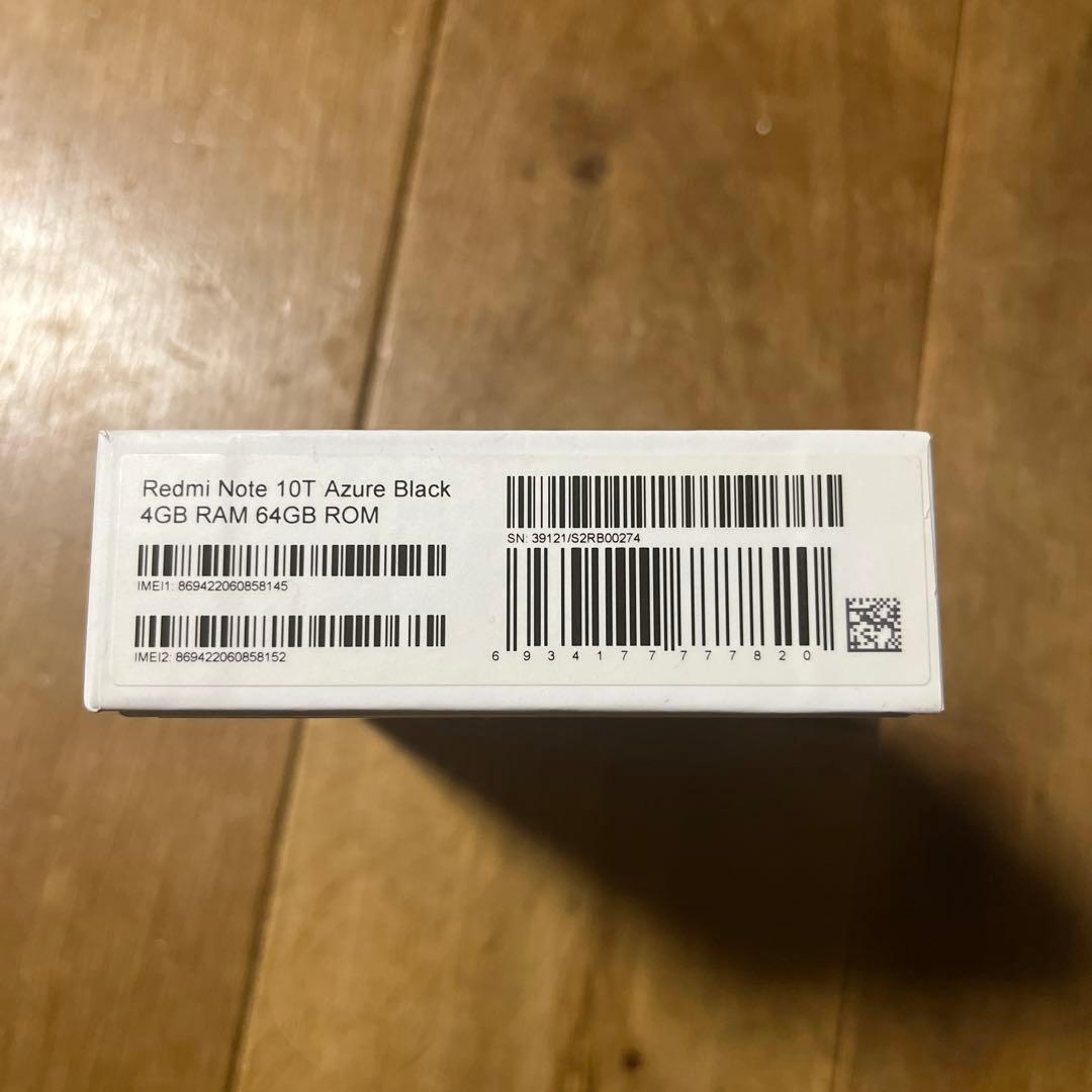 Xiaomi Redmi Note 10T 新品未使用品