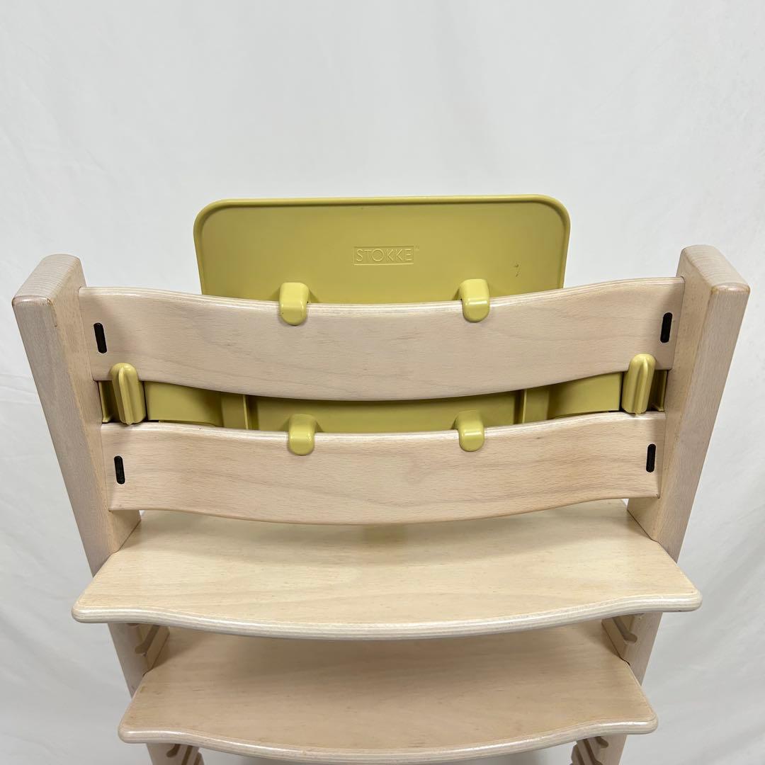 ストッケ トリップトラップ ホワイトウォッシュ ベビーセット付き No.4〜