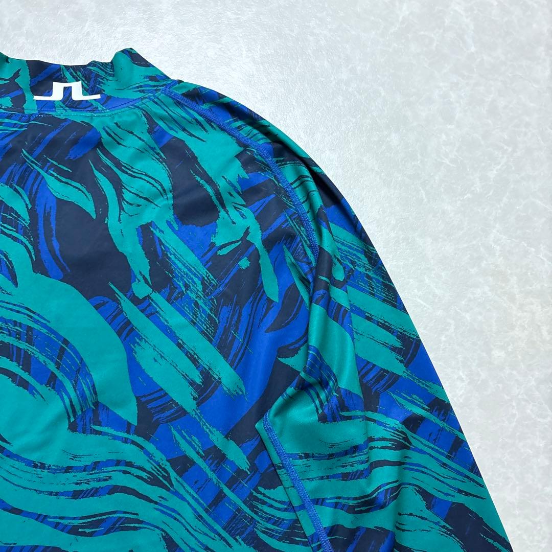 J.リンドバーグ★吸水速乾★軽量★UVプロテクトモックネック【メンズ サイズL】