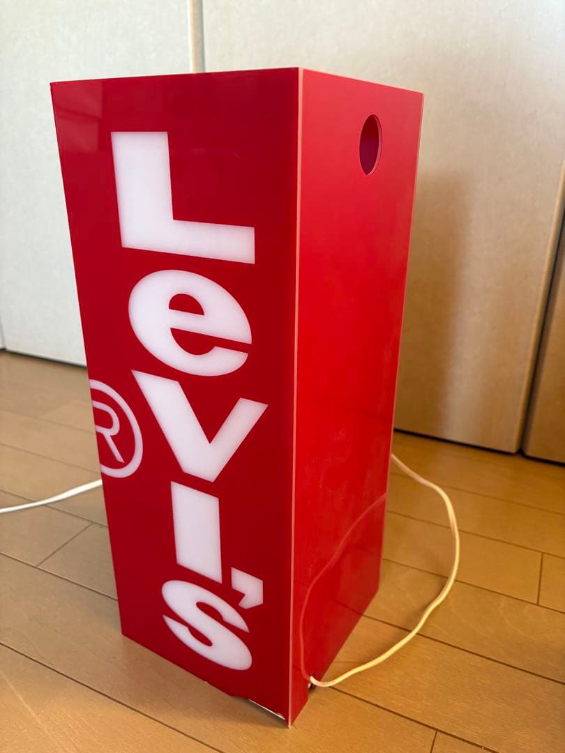 LEVI’Sリーバイスディスプレイライト 販促 店頭 非売品 コーナーサイン