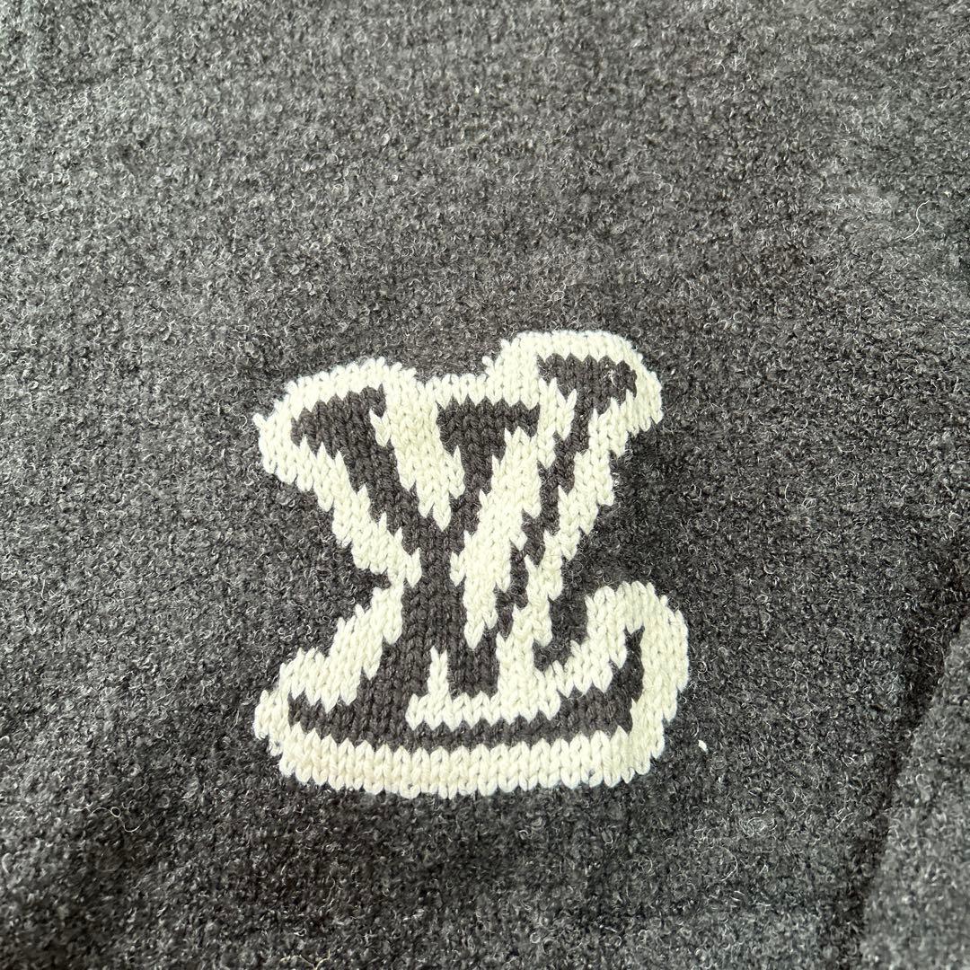 LOUIS VUITTON ルイヴィトン LV インターシャ クルーネック M