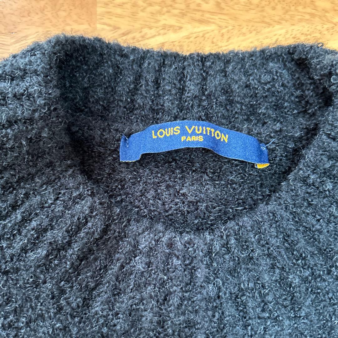 LOUIS VUITTON ルイヴィトン LV インターシャ クルーネック M