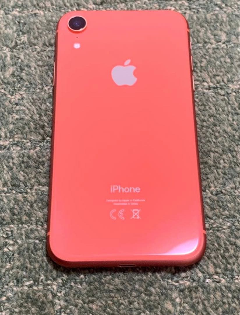 【ほぼ新品同様★電池新品】iPhone XR 256GB コーラル SIMフリー