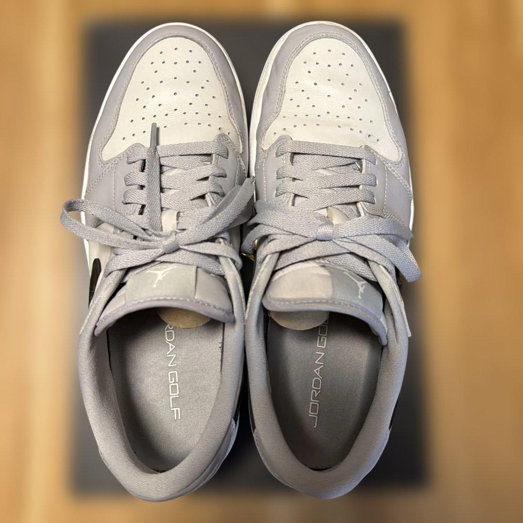 シューズ(男性用) AIR JORDAN 1 LOW G WOLF GREY 28.5