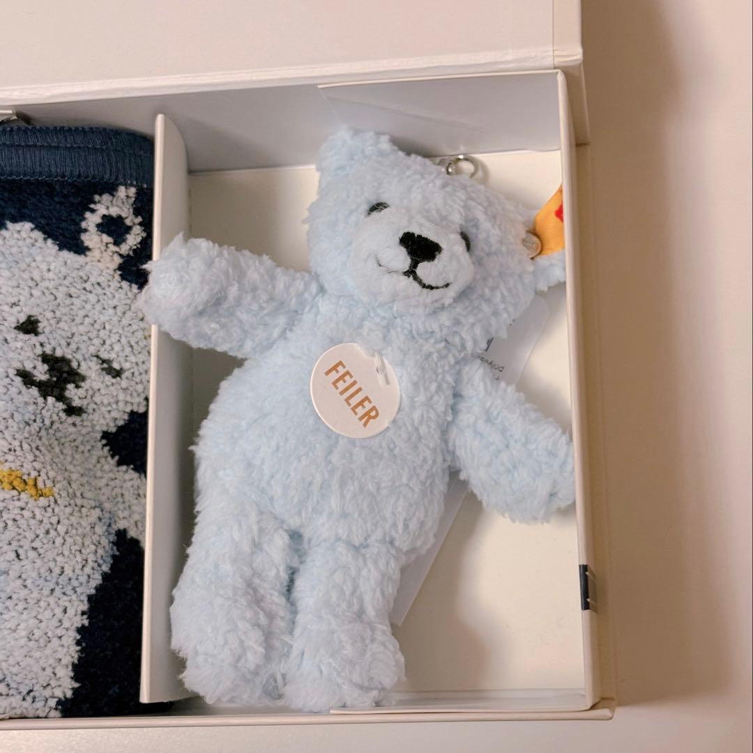 シュタイフ フェイラー コラボ テディベアキーリングスセット