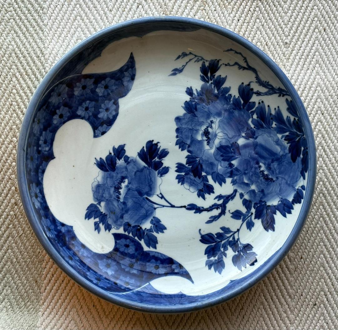 染付大皿　直径40.5センチ