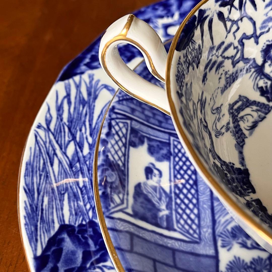 【希少品】英国アンティーク　ロイヤルクラウンダービー★ミカド★トリオ