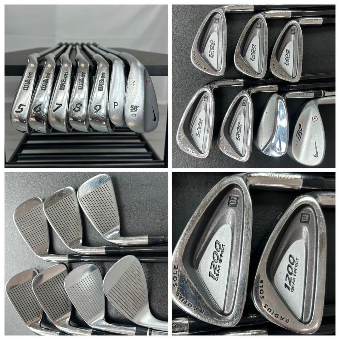 本格派 メンズゴルフクラブ 12本 フルセット ゴルフセット ナイキ 初心者向