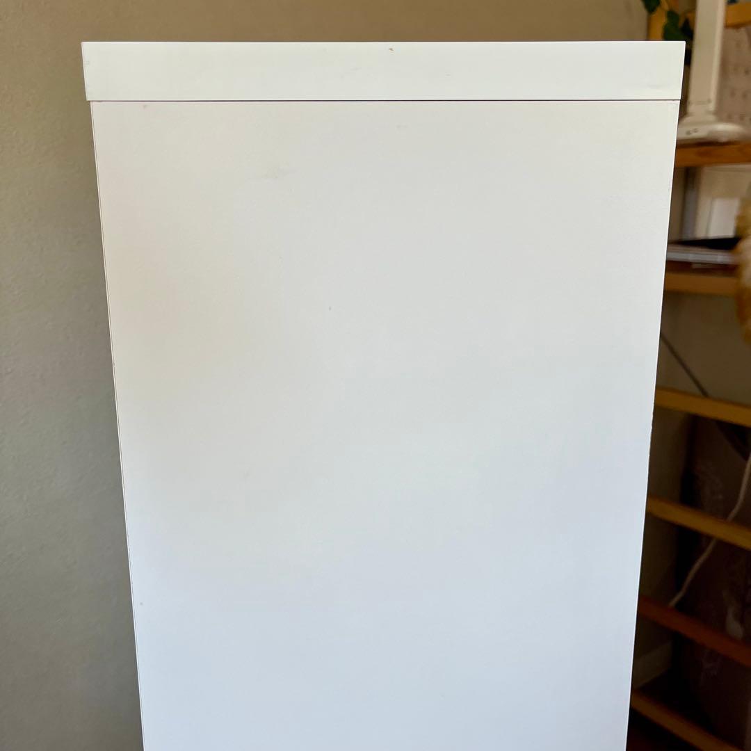 arne［アーネ］薄型シェルフ　本棚　ラック　完成品　ホワイト